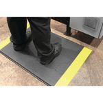 5 Star Anti-Fatigue Textured Top Mat 0.6 x 0.9m Black/Yellow FS712638