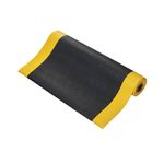 5 Star Anti-Fatigue Textured Top Mat 0.9 x 1m Black/Yellow FS712641