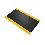 5 Star Anti-Fatigue Diamond Mat 0.9 x 1.5m Black/Yellow FS712656