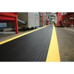 5 Star Anti-Fatigue Diamond Mat 0.9 x 1m Black/Yellow FS712658