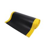 5 Star Anti-Fatigue Diamond Mat 1.2 x 1m Black/Yellow FS712660