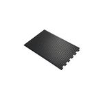 5 Star Anti-Fatigue Bubble Safety Mat End 0.6 x 0.9m Black FS712720