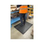 5 Star Anti-Fatigue Bubble Saf Mat Mid 0.6x0.9m Black Nitrile FS712723