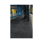 5 Star Anti-Fatigue Bubble Interlock Mat Mid 0.5x0.5m Black FS712724