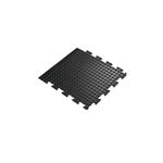 5 Star Anti-Fatigue Bubble Interlock Mat End 0.5x0.5m Black FS712725