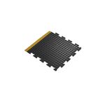 5 Star Anti-Fatigue Bub Mat Con End 0.5x0.5 Black/Ylw Nitrile FS712733
