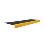 5 Star GRP Anti-Slip Stair Tread 1m x 345x55mm Black/Yellow FS712819
