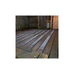 5 Star Anti-Slip Decking Strips 1.2m x 90x3mm Black Pack of 3 FS712822