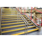 5 Star Anti-Slip Stair Nosing 1.5m x 55mm x 55mm Yellow FS712862