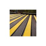 5 Star Anti-Slip Decking Strip 1.2m x 90x3mm Yellow Pack of 3 FS712872