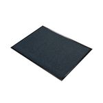 5 Star Entrance Door Mat 0.9 x 1.5m Black/Blue FS712876