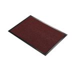 5 Star Entrance Door Mat 0.6 x 0.9m Black/Red FS712881