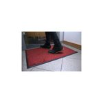 5 Star Washable Indoor Entrance Door Mat 0.6x0.85m Black/Red FS712911
