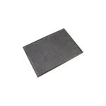 5 Star Washable Indoor Entrance Door Mat 0.6x0.85 Black/Steel FS712919