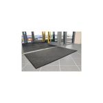 5 Star Heavy Duty Ribbed Door Mat 0.6 x 0.9m Grey FS712949