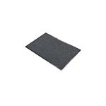 5 Star Heavy Duty Ribbed Door Mat 0.8 x 1.2m Grey FS712951