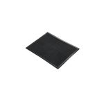 5 Star Fingertip Rubber Outdoor Door Mat 0.6 x 0.8m Black FS712961