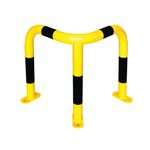 Med Duty Corner Protection Guard Indoor 600x500x500 Ylw/Blk FS780874
