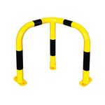 Med Duty Corner Protection Guard Indoor 600x500x500 Ylw/Blk FS780874