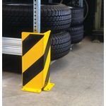 Heavy Duty Pallet Rack Protector Right Profile 400x6 Ylw/Blk FS784919