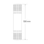 Traffic-Line Pallet Racking Protector Plastic 550x126x85 Ylw FS786777