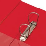 5 Star Presentation Lever Arch File A4 Polypropylene 58mm Capacity Red 814276