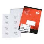 5 Star Address Labels Inkjet 99.1x67.7mm White (Pack of 800) 905076