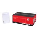 5 Star C5 Pocket Envelope Peel and Seal 100gsm 229x162mm White (Pack of 500) 906616