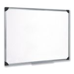 5 Star Whiteboard Drywipe Magnetic with Pen Tray and Aluminium Trim 900x600mm 908116