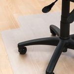 5 Star Chair Mat Hard Floors PVC Lipped 900x1200mm Clear/Transparent 915005