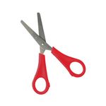 5 Star Office School Scissors Plastic Handles Stainless Steel Blades 130mm Assorted (Pack of 30)