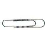 5 Star Office Paperclips Wavy Giant Length 76mm (Pack of 100)