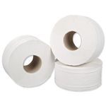 5 Star Mini Jumbo Toilet Rolls 1-Ply 250mmx200m (Pack of 12) 930116