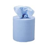 5 Star 1-Ply Centrefeed Tissue Refill for Jumbo Dispenser 150mx180mm Blue (Pack of 6) 930140