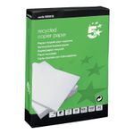5 Star A4 Copier Paper Recycled 80gsm White Ream-Wrapped (Pack of 2500) 930318