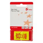 5 Star Sign Here Index Flags Tab with Red Arrow 46x25mm (Pack of 500) 935436