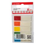 5 Star Index Flags 5 Bright Colours 12x45mm 20 Flags per Colour Assorted 935458