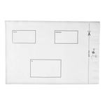 5 Star Waterproof Polythene Envelope Peel/Seal 245x320mm 50mm Flap Opaque (Pack of 100) 935787