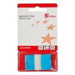 5 Star Standard Index Flags 25x45mm 50 Flags per Pad Blue 938198