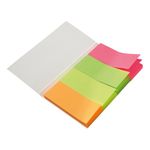 5 Star Index Paper Page Marker Flag 20x50mm 50 Flags per Colour Neon Assorted 938237