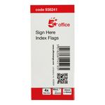 5 Star Sign Here Index Flags 25x45mm 40x4 160 Flags 938241