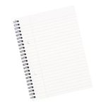 5 Star Wirebound Notebook Ruled Margin Perforated 2 Holes 100 Page A5+ Red/White (Pack of 10) 942598