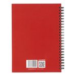 5 Star Wirebound Hardback Notebook Ruled A5 140 Page Berry (Pack of 5) 943445