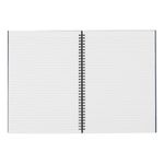 5 Star Wirebound Hardback Notebook Ruled A4 140 Page Indigo (Pack of 5) 943482