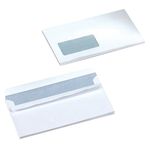 5 Star DL Window Wallet Envelope Self Seal 80gsm 220x110mm White (Pack of 1000) M90025