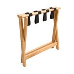York Wooden Luggage Rack Light Wood 5187