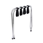Ashton Metal Luggage Rack Chrome (Pack of 4) 5996