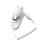 Kendal 1600 Wall Mounted Hair Dryer with Integrated Shaver Socket White 3004