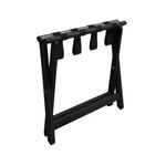 York Wooden Luggage Rack Black 9350