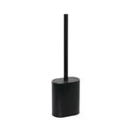 Sana Silicone Toilet Brush and Holder Black 10766